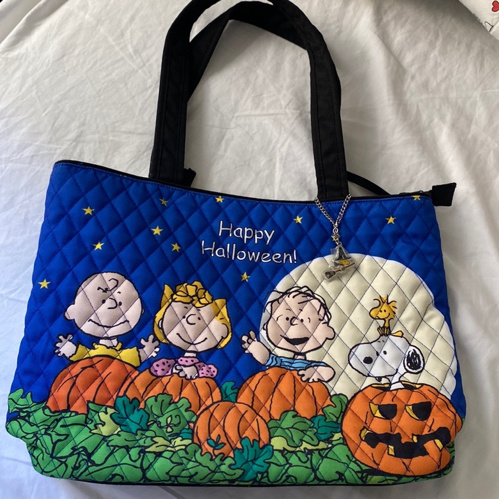 Peanuts Quilted Tote Bag - Happy Halloween-